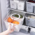 Compartment Vegetable Fruit Storage Box Household Sealed Draining Basket with Lid Kitchen Refrigerator Organizing Crisper