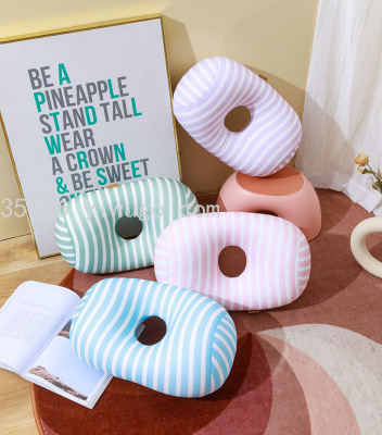 New Pillow Foam Particles Pillow Ice Silk Sleeping Pillow O-Shaped Particles Office Prone Pillow Nap Pillow