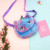 New Cross-Border Unicorn Cartoon Plush Shoulder Bag Children's Plush Kindergarten Little Girl Shoulder Messenger Bag Female