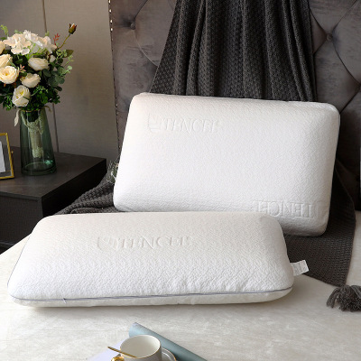 New Thailand Natural Latex Pillow Tencel Adult Latex Pillow Honeycomb Breathable Soft Non-Deformation Gift Group Purchase