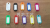 Key Card Manufacturers Supply Color Plastic Key Card Key Chain Marker Luggage Tag Key Accessories