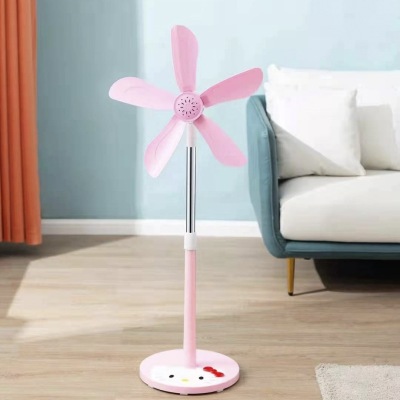 2021 New Mini Fan Student Dormitory Floor Little Fan Mute Large Wind Desktop Office Retractable