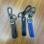 In Stock Wholesale New Microfiber Lambskin Woven Keychain Car Key Rope Buckle Pendant Customized Car Logo