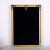 Simple Brushed Aluminum Alloy Photo Frame Light Luxury Metal Advertising Picture Frame Customization A4 Business License Certificate Holder Wholesale