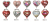 18-Inch Valentine's Day Aluminum Balloon Western Language 18-Inch 10-Inch Ball Five-Star round Balloon