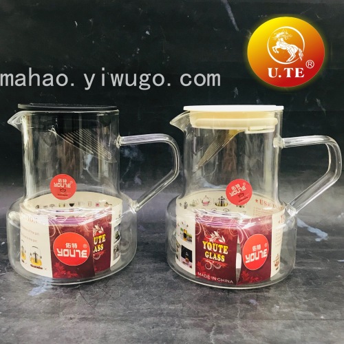 High Temperature Resistant Borosilicate Glass Teapot