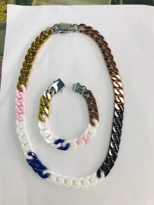 Ceramic Ornament Accessories Ceramic Tungsten-Steel Necklace Bracelet
E-Commerce Ornament OEM Factory