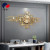 Nordic Light Luxury Clock Decoration Wall Clock Living Room Clock Home Fashion Personalized Creative Watch Wall-Mounted Mute Post-Modern