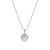 Good Luck Comes Three-Piece Rotating Earring Ring Titanium Steel Necklace Super Flash Micro Inlaid Zircon Clavicle Chain
