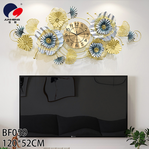 creative fashion clock living room wall clock wall hanging decorative watch modern light luxury home new chinese pocket watch mute clock