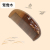 Factory Direct Sales Natural Log Material Nanmu Painted Comb 3D Relief Painted Comb Gift Comb