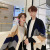 Roora Couple Coat 2021 New Trendy Internet Celebrity Autumn and Winter Ins Super Popular Loose Knitted Sweater Cardigan