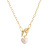 Love Pearl Hip Hop Style Long Necklace Female Ins Popular Net Red Same Style Graceful Personality Necklace