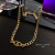 Metal Thick Chain Short Necklace for Women Ins Trendy Exaggerated Personalized Cold Style Sweater Chain Necklace Ornament