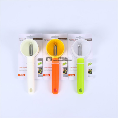 Storage Type Beam Knife Device Peeler with Storage Container Peeler Apple Cutting Supplies Household Scratcher