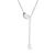 Fashion Beanie Tassel Long Pendant Titanium Steel Necklace Female Graceful Personality Hip-Hop Fashion Clavicle Chain