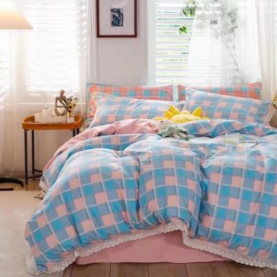 Hot selling custom design girly style bedding set bedsheet b