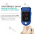 SONOSAT-F02W 0.96" TFT screen visual alarm pediatric SPO2 pulse oximeter fingertip with sound