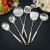 304 Stainless Steel Soup Ladle Spatula Spatula Slotted Spoon Meal Spoon Big Strainer Cooking Ladel Kitchenware Set Custom Logo