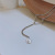 Titanium Steel Clip round Necklace Female Pin Ins Cold Style Female Fashion Sweater Chain Light Luxury Minority Pendant