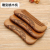 Factory Direct Sales Natural Log Old Mahogany Comb Double-Sided Carving Craft Comb