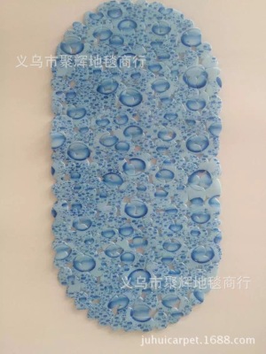 Summer Hot Sale PVC Floor Mat Hotel Hotel Bathtub Bathroom Non-Slip Mat Plastic Mat Cartoon Stone Massage Foot Mat