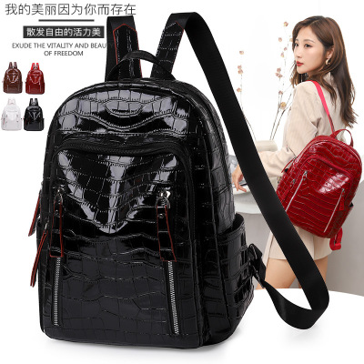Foreign Trade Wholesale Backpack for Women 2021 New Women's Backpack Fashion Commuter Casual Middle School Student Schoolbag Can Be Sent on Behalf