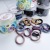 Boxed Kids' Towel Hair Band Colored Hair Band Japanese and Korean Girls Cute High Elastic Candy Color Hair Rope Rubber Band