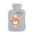 New Hot Compress Belly Hot-Water Bag Velvet Cover Small Student Hand Warmer Light Luxury Cartoon Plush Hot Water Injection Bag