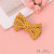 Cute Girl Hair Accessories Polka Dot Bow Spring Clip Fabric Three-Dimensional Flower Barrettes Female Duckbill Clip