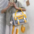 Three-Purpose School Handbag Women's 2021 Summer Little Fresh Student Shoulder Crossbody Backpack Lightweight Make-up Small Backpack