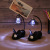 Witch Magic Jiji Cat Iron Small Night Lamp Decoration Cute Creative Home Decoration Gifts & Crafts Black Cat Lamp