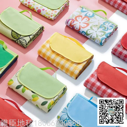 factory direct sales picnic mat 200 x200 waterproof moisture-proof beach mat oxford cloth 600d tent mat camping mat