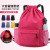 2021 New Waterproof Oxford Cloth Wide Strap Drawstring Backpack Dry Wet Separation Drawstring Bag Gymnastic Valise