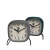 Iron Bracket Plastic Minimalist Creative Alarm Clock Multi-Function Student Bedside Quartz Clock Ultra-Quiet