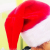 Christmas Hot Sale Factory Direct Supply Christmas Decorations Red Adult  Size Thicken and Lengthen Plush Christmas Hat