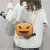 Pumpkin Bag New Fashion Color Contrast Cute Halloween Creative Fashion One-Shoulder Crossbody Chain Small Bag Delivery