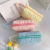 Soft Flower Candy Color Clutch Cosmetic Bag Simple and Portable Wash Bag Pencil Case Buggy Bag