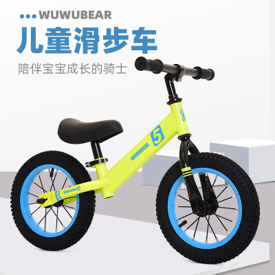 Factory Wholesale Balance Bike (for Kids) No Pedal Bicycle Baby Kids Balance Bike 1-3-6 Years Old Sliding Double-Wheel Cart