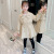 Girls' Spring Clothes Coat 2021 New Princess Western Style Top Middle and Big Children Spring and Autumn Fashion Mid-Length Children's Trench Coat
