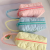 Soft Flower Candy Color Clutch Cosmetic Bag Simple and Portable Wash Bag Pencil Case Buggy Bag