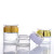 In Stock Wholesale Glass Bottle Transparent Frosted Acrylic Cream Bottle Cosmetic Subpackaging Cream Bottle