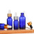 In Stock Wholesale Blue Glass Essential Oil Bottle 30ml Green Essence Liquid Bottle Cosmetics Dropper Liquid Bottle