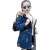 Girls' Fleece-Lined Denim Jacket 2021 New Winter Clothes Medium and Large Children's Mid-Length Cardigan Fashionable Thickened Top Windbreaker Tide