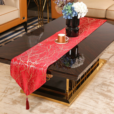 Table Runner Nordic American Modern Table Cloth Coffee Table Cloth Fashionable Elegant Light Luxury Modern Table Mat Tablecloth Noble Luxury