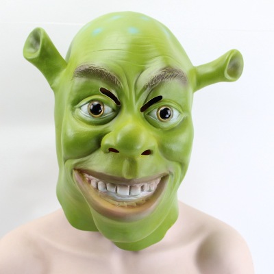 Monster Shrek Mask Anime Movie Cos Halloween Mask Party Ball Spoof Mask in Stock
