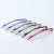 Factory Direct Sales Simple Metal 6cm Colorful Bar Shaped Clip Korean Barrettes Wholesale