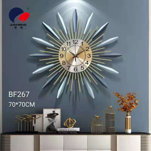 clock wall clock living room mute decorative clock bedroom wall hangings fashion creative home decorate clock atmospheric light luxury pocket watch