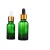 Spot Supply Blue Glass Essential Oil Bottle 30ml Green Essence Huayuan Liquid Bottle Cosmetics Dropper Liquid Bottle