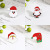 Creative Christmas Badge Brooch New Cartoon Brooch Clasp Sewing Free Anti-Unwanted-Exposure Buckle Clothing Accessories Cute Collar Pin